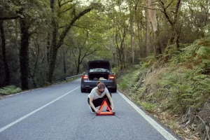 señalizar averia en carretera
