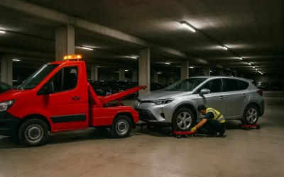 ¿Necesitas una grúa para sacar tu coche del garaje?