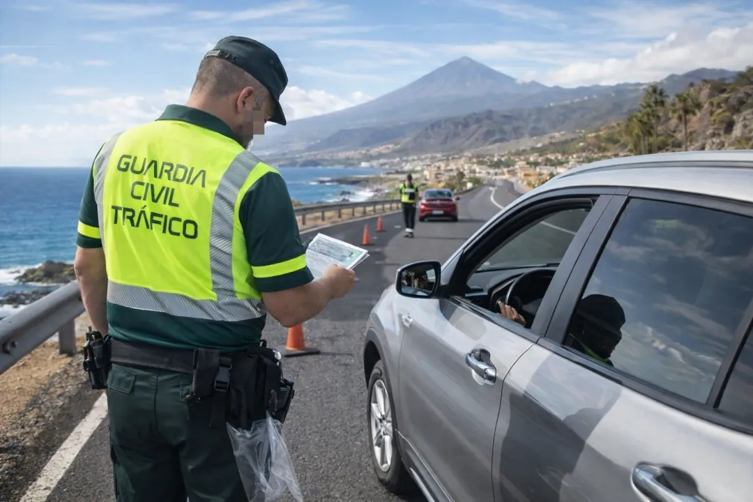 Control documentación vehículo representación de un control documentación vehículo en Tenerife